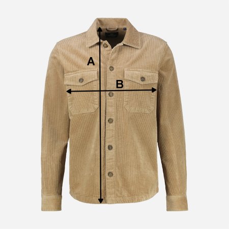 Veľkostná tabuľka - overshirt LERROS